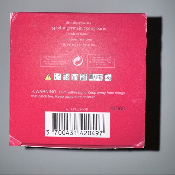 Diptyque Geranium Rosa Candle Limited Edition Collection - Picture 7 of 8